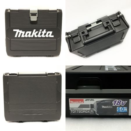  MAKITA マキタ インパクトドライバ ブラック 18V-6.0Ah  TD172DRGXB