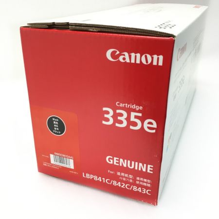  CANON キャノン ジャンク品 レーザープリンターSatera 純正トナーカートリッジ ブラック 335e