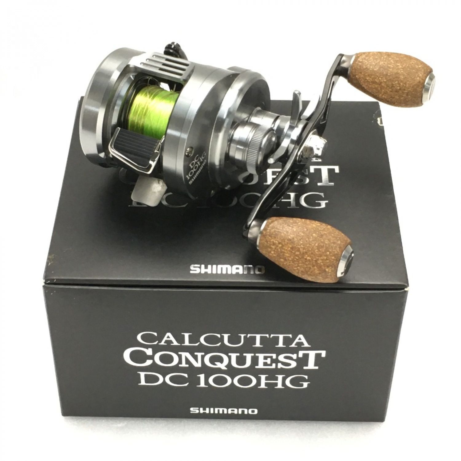 高品質】 SHIMANO - 04085 ベイトリール カスタムハンドル付 100HG DC