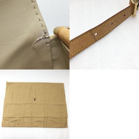  LOUIS VUITTON ルイヴィトン ヴェルニ トンプソンストリート M91008 ベージュ系 ショルダーバッグ 布袋有