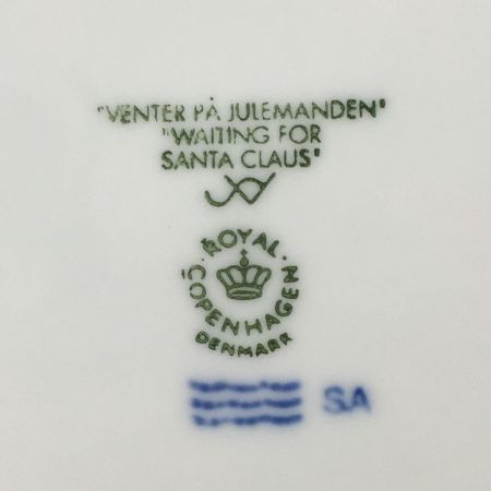  ROYAL COPENHAGEN ロイヤル・コペンハーゲン イヤープレート2011年（平成23年）サンタクロースを待ちわびて