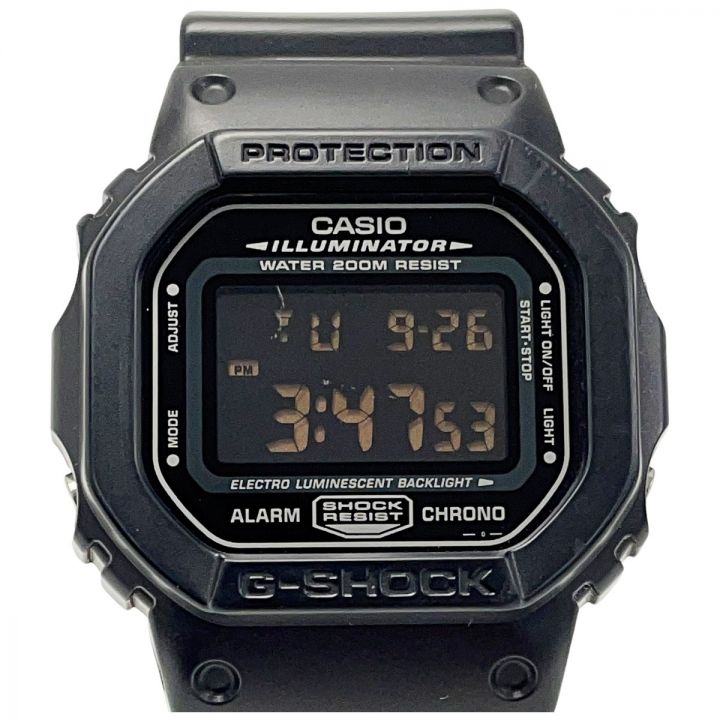 CASIO カシオ G-SHOCK リアルブラック スピード DW-056BK-1VJF ブラック クォーツ 腕時計  メンズ｜中古｜なんでもリサイクルビッグバン