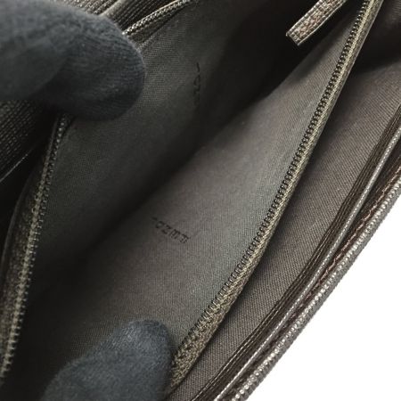 FENDI フェンディ ズッカ柄 2つ折り長財布 8M0298 ダークブラウン