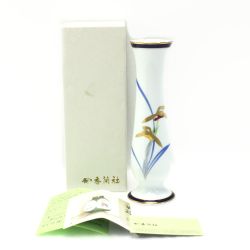 ☆☆ KORANSHA Co. Ltd. 香蘭社 貴婦人 花瓶 一輪挿し 金縁 Sランク