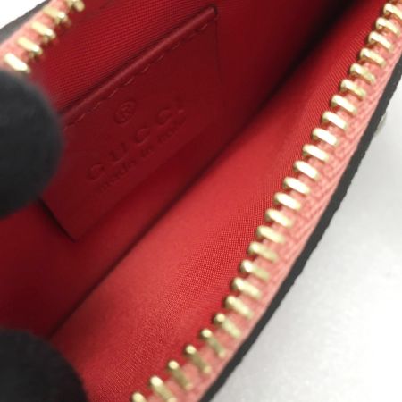  GUCCI グッチ GGスプリーム フェイスモチーフ コインケース 431400 ピンク 箱・布袋有