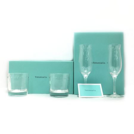  Tiffany & Co. ティファニー 《スウィング OF ロックグラス / スウィング シャンパングラス》ペアセット 