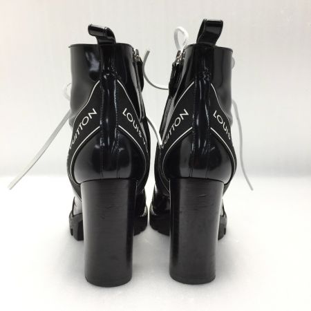  LOUIS VUITTON ルイヴィトン スタートレイルライン アンクルブーツ MA0118 ノワール サイズ39 布袋有