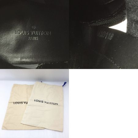 LOUIS VUITTON ルイヴィトン スタートレイルライン アンクルブーツ MA0118 ノワール サイズ39 布袋有