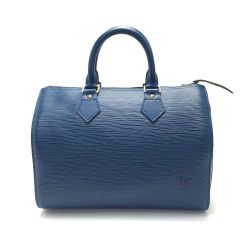 ☆☆ LOUIS VUITTON ルイヴィトン エピ スピーディ25 ハンドバッグ M43015 ブルー Bランク