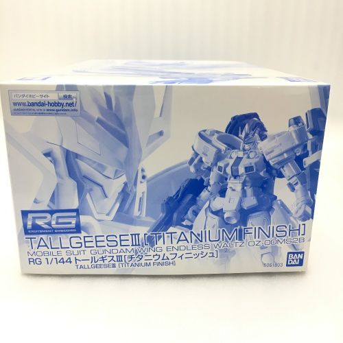 中古 Bandai バンダイ 機動戦士ガンダム Rg 1 144 トールギスiii チタニウムフィニッシュ プラモデル 1 144 Sランク 総合リサイクルショップ なんでもリサイクルビッグバン オンラインショップ