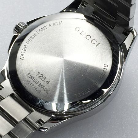  GUCCI グッチ Gタイムレス  126.4 ブラウン メンズ クォーツ 腕時計
