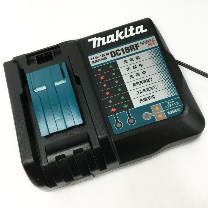 MAKITA マキタ バッテリ 18V6Ah 2個 純正充電器 DC18RF｜中古  