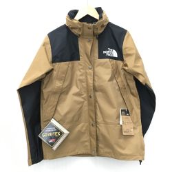 ☆☆ THE NORTH FACE ザノースフェイス マウンテンレインテックスジャケット SIZE L レディース NPW12135 ベージュ×ブラック Sランク