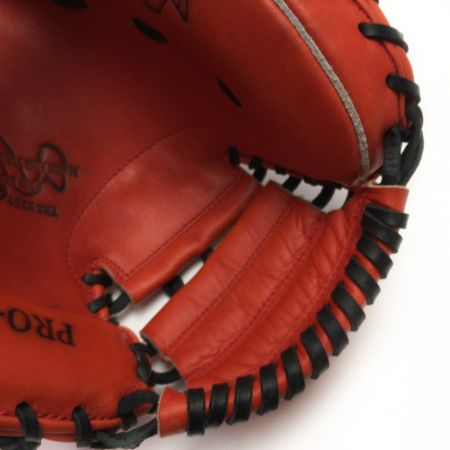  ハタケヤマ 《 軟式 キャッチャーミット シェラムーブ 》レッド×ブラック / PRO-M08