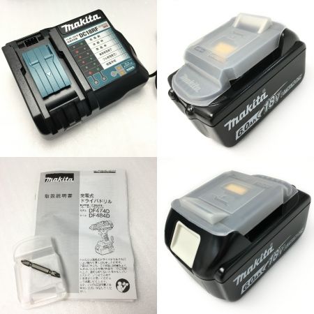  MAKITA マキタ 《充電式ドライバドリル》18V 6.0Ah DF484DRGX