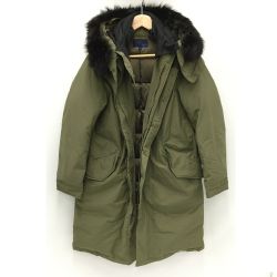 ☆☆ AVIREX アビレックス CUSTOM M-65 DOWN PARKA コート SIZE M メンズ 6272064 オリーブ Bランク