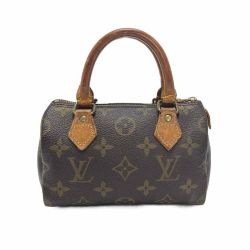 ☆☆ LOUIS VUITTON ルイヴィトン モノグラム ミニスピーディ M41534 エベヌ ハンドバッグ Cランク