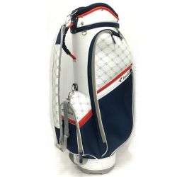 ☆☆ Bridgestone ブリヂストン ツアーステージ キャディバッグ 8型 TCH88CL ネイビー×ホワイト Aランク