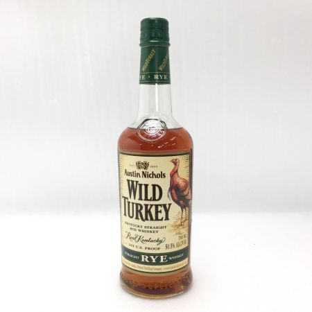 WILD TURKEY ワイルドターキー ライ ウイスキー 700ml 50度 RYE 古酒 未開栓