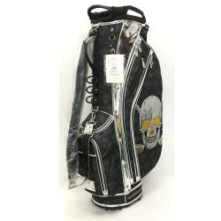 ☆☆ WINWIN ヤンチャスカル スパンコールST 2020年製 9.0型 キャディーバッグ CB-649 ブラック Sランク
