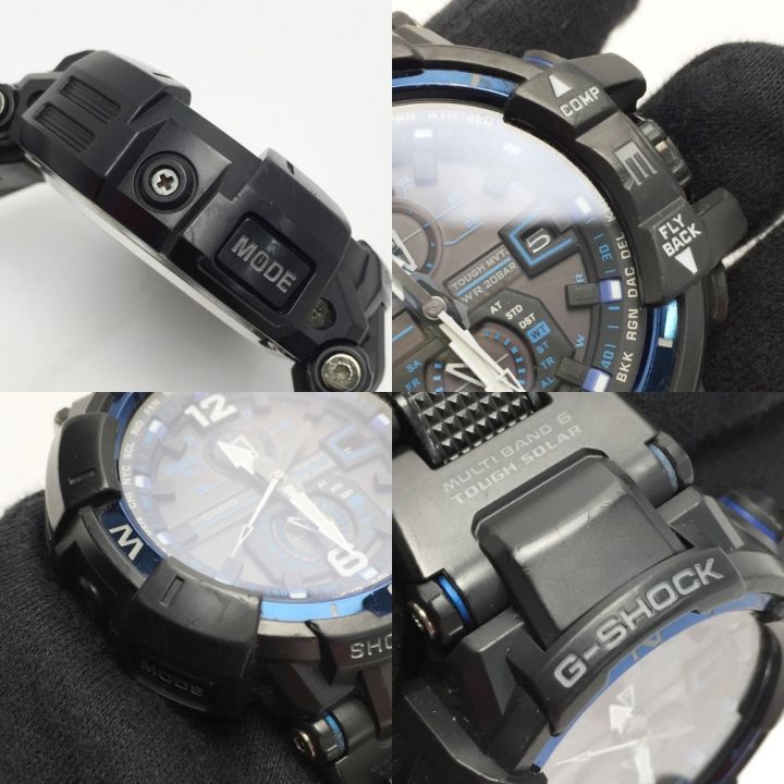 CASIO カシオ G-SHOCK スカイコックピット GW-A1100FC-1AJF ブラック×ブルー 電波ソーラー メンズ  腕時計｜中古｜なんでもリサイクルビッグバン