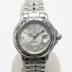 ☆☆ TAG HEUER タグホイヤー プロフェッショナル 6000シリーズ WH1313-K1 シルバー デイト クォーツ レディース 腕時計 Bランク