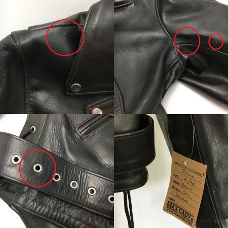  MAX CADY's マックスケイディ ライダース ジャケット SIZE XL メンズ ブラック