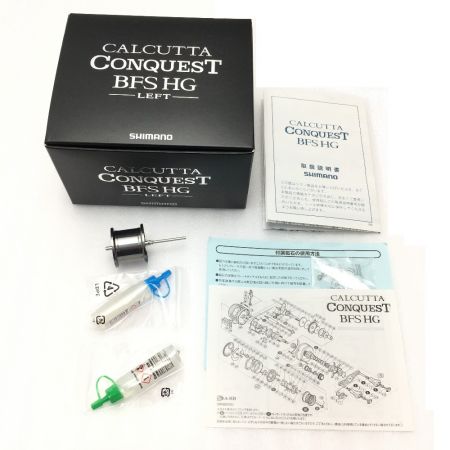  SHIMANO シマノ 17 カルカッタコンクエスト BFS HG ベイトリール 箱付き 03676