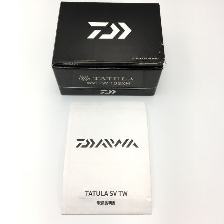  DAIWA ダイワ 20 タトゥーラ SV TW 103XH ベイトリール 箱付き 00630091
