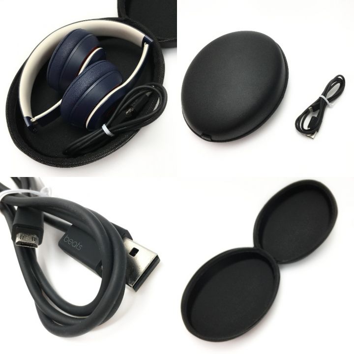 Beats Solo3 ワイヤレス ヘッドフォン クラブネイビー Amazon.com: Beats Solo3 Wireless On-Ear Headphones - Beats Club