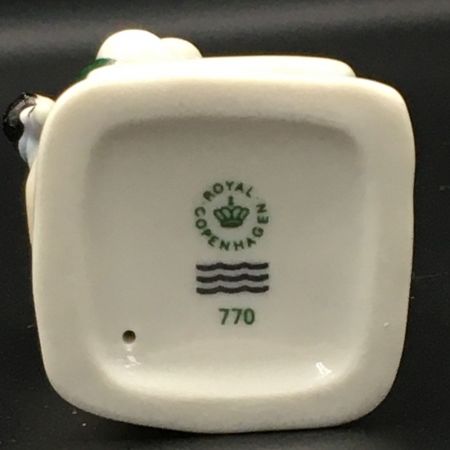  ROYAL COPENHAGEN ロイヤル・コペンハーゲン 《 サンタクロース 》グリーン / 置物 / 陶器