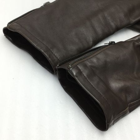  INDIAN MOTOCYCLE ×BETTY BOOP ベティブープ レザージャケット ラムレザー SIZE XL メンズ ブラウン