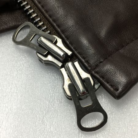  INDIAN MOTOCYCLE ×BETTY BOOP ベティブープ レザージャケット ラムレザー SIZE XL メンズ ブラウン