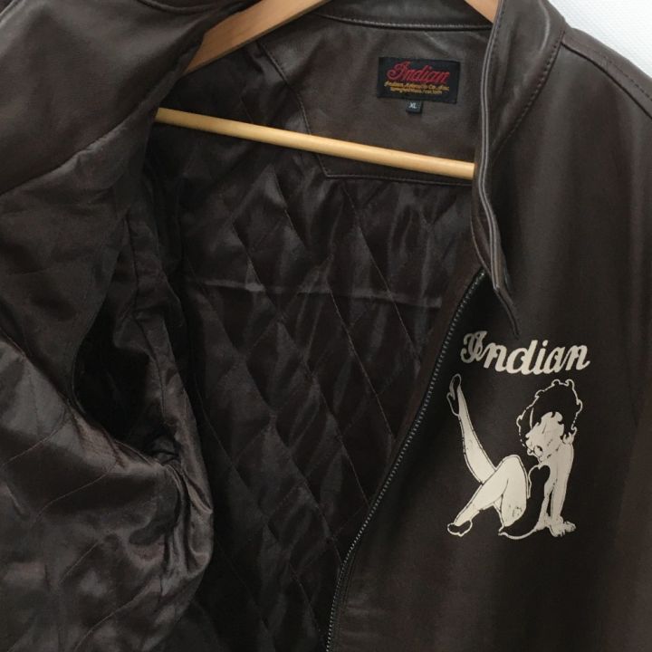 INDIAN MOTOCYCLE ×BETTY BOOP ベティブープ レザージャケット