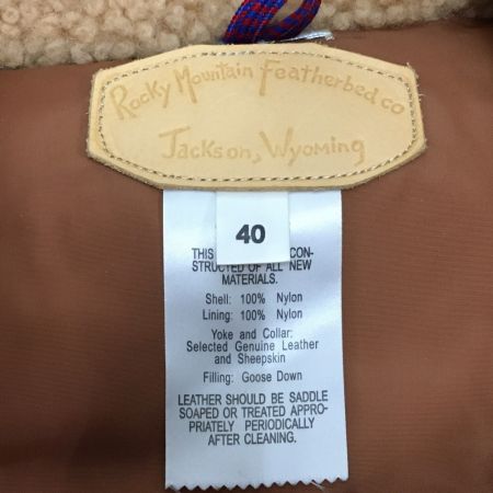  warehouse ウェアハウス ダウンベスト SIZE40 カモフラ メンズ ブラウン×カーキ