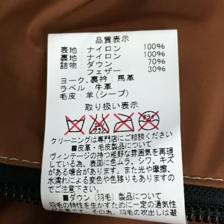  warehouse ウェアハウス ダウンベスト SIZE40 カモフラ メンズ ブラウン×カーキ