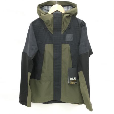  Jack Wolfskin ジャックウルフスキン JP DOWNPOUR JACKET SIZE M メンズ タグ付き JP DOWNPOUR JACKET オリーブ