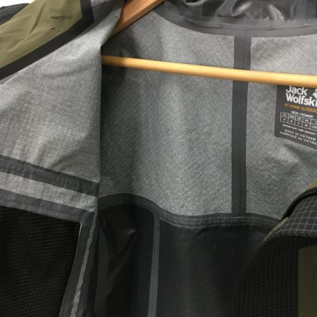  Jack Wolfskin ジャックウルフスキン JP DOWNPOUR JACKET SIZE M メンズ タグ付き JP DOWNPOUR JACKET オリーブ