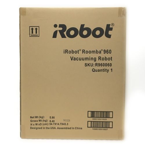 中古】 IROBOT iRobot アイロボット《 ロボット掃除機 ルンバ960