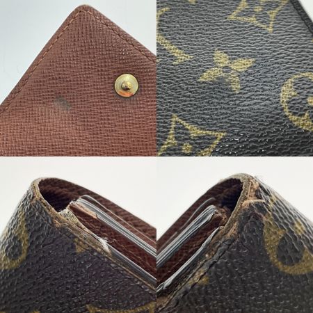  LOUIS VUITTON ルイヴィトン ポルトフォイユ・アコルディオン  M58008 エベヌ 長財布 モノグラム レディース ゴールド金具 布袋有