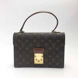 ☆☆ LOUIS VUITTON ルイヴィトン コンコルド ハンドバッグ M51190 エベヌ 布袋有 Bランク