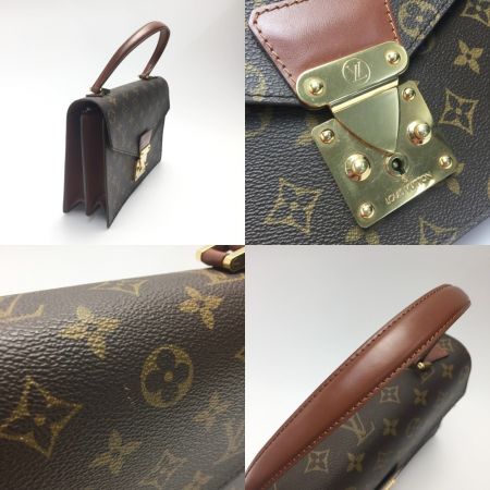  LOUIS VUITTON ルイヴィトン コンコルド ハンドバッグ M51190 エベヌ 布袋有