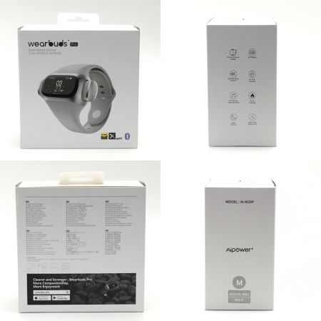  Wearbuds Pro《 ワイヤレスイヤホン×スマートウォッチ 》 AI-W20P