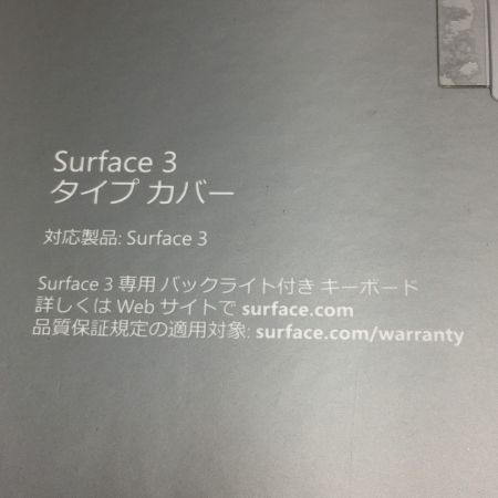  Microsoft マイクロソフト 《 Surface 3 専用キーボード タイプカバー 》ブラック / A7Z-00067