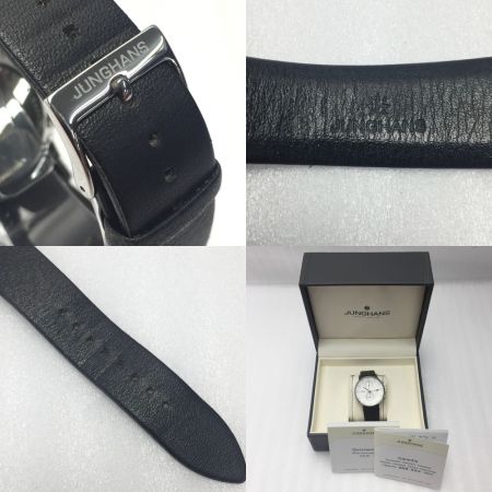  JUN GHANS フォームC クロノグラフ ﾌｫｰﾑC 041/4770 00 ホワイト クォーツ メンズ 腕時計 箱・取説有