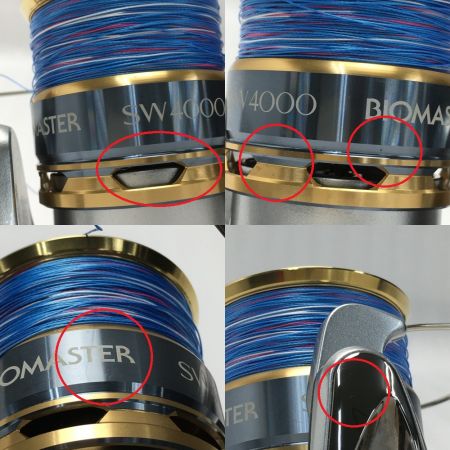  SHIMANO シマノ 13 バイオマスター SW 4000HG スピニングリール 03157