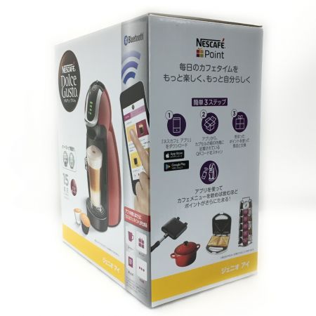  NESCAFE ネスカフェ ネスレ《 ネスカフェ ドルチェグスト 》ジェニオ アイ チェリーレッド / MD9747S-CR