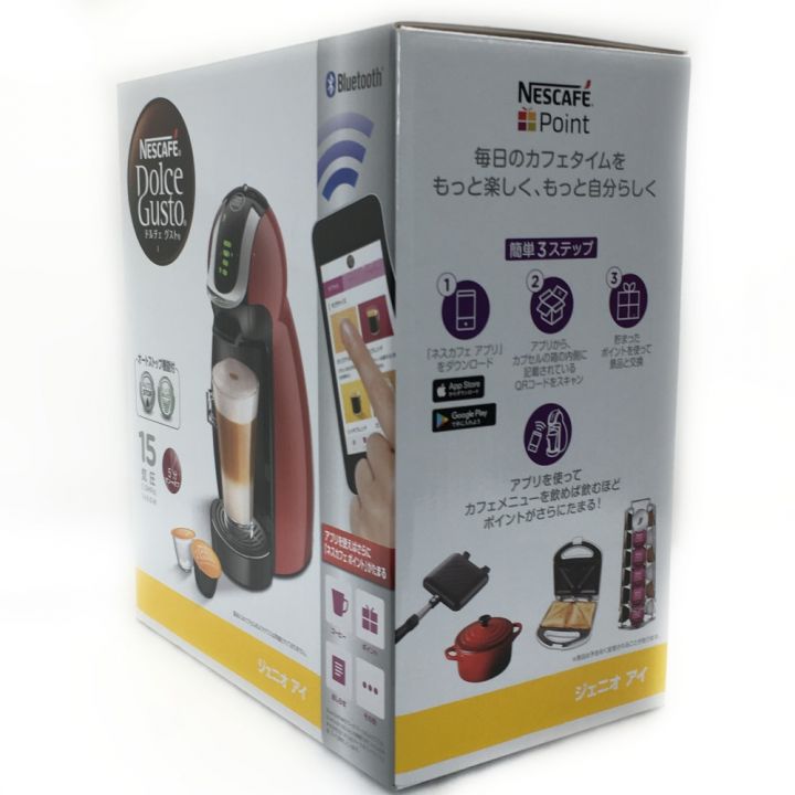 NESCAFE ネスカフェ ネスレ《 ネスカフェ ドルチェグスト 》ジェニオ アイ チェリーレッド / MD9747S-CR ｜中古｜なんでもリサイクルビッグバン