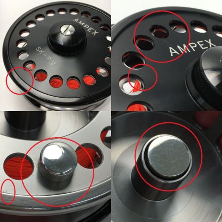 AMPEX アンペックス SK-P V リールポーチ付き フライリール 送料無料