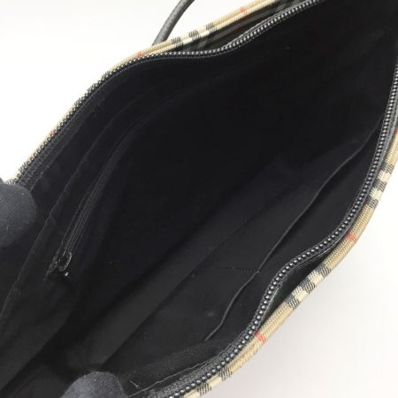  Burberrys バーバリーズ ホースフェリー チェック トートバッグ キャメル バーバリーチェック シャドーホース キャンバス×レザー
